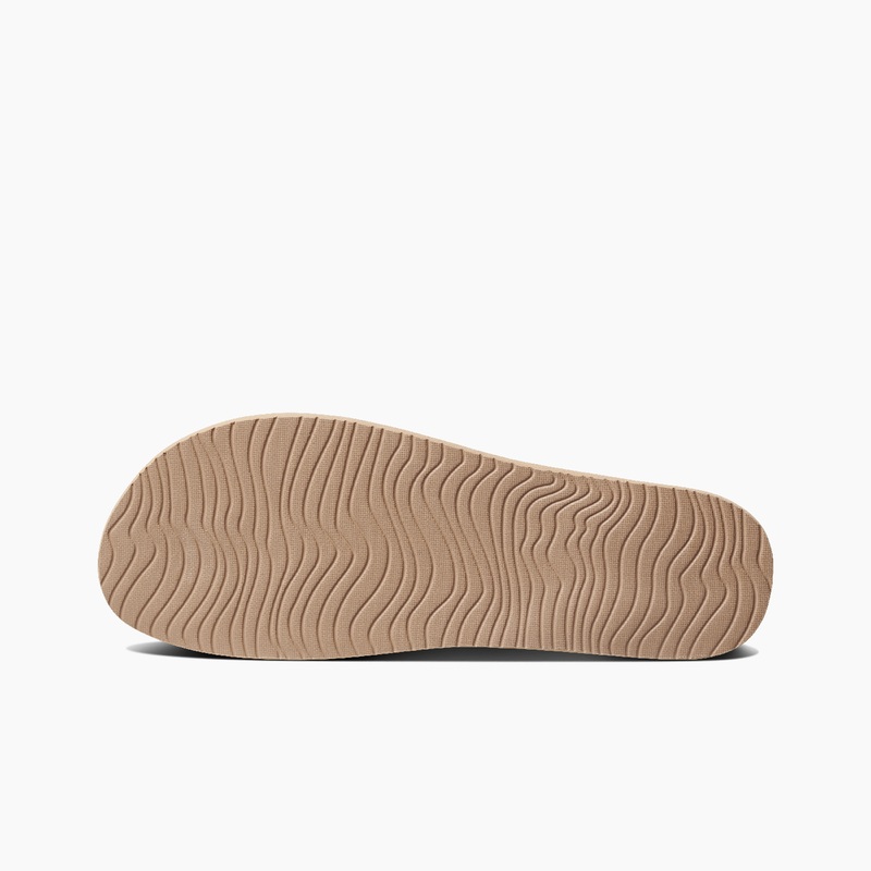 Rose Gold Women's Reef Cushion Court Flip Flops | 7HuEUIJFrbm