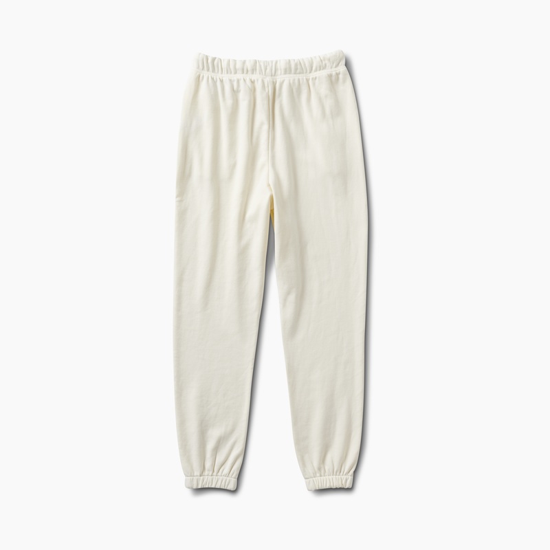 White Women's Reef Fronds French Terry Jogger Pants | C7IQsVjzyhi