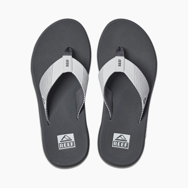 Grey / White Men's Reef Phantom Ii Flip Flops | WISXpt4qa4H