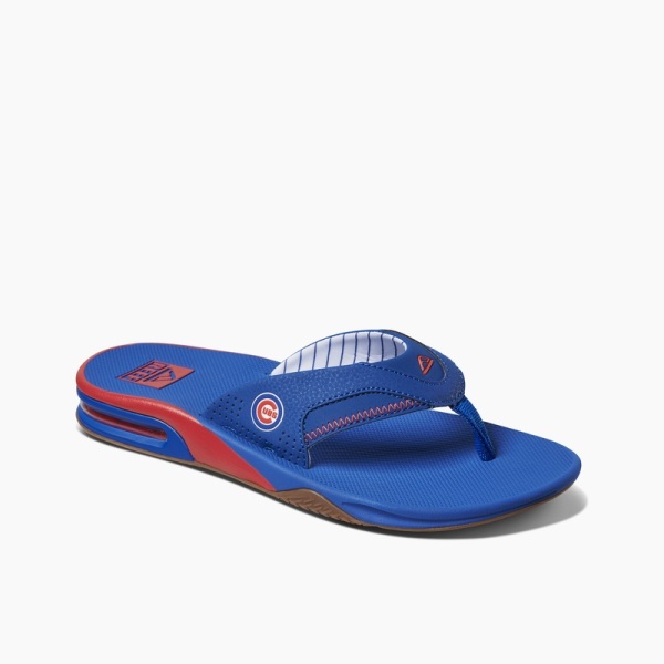 Multicolor Men's Reef Fanning X Mlb Flip Flops | ZYH3p83LeSB