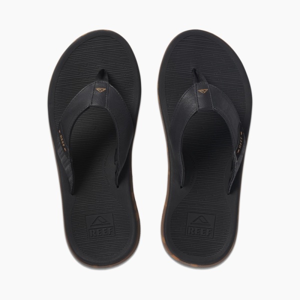 Multicolor Men's Reef Santa Ana Flip Flops | JxXgQSd5Ykn