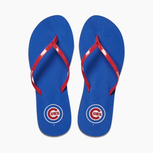 Multicolor Women's Reef Bliss X Mlb Flip Flops | jIfgJOe3Ino