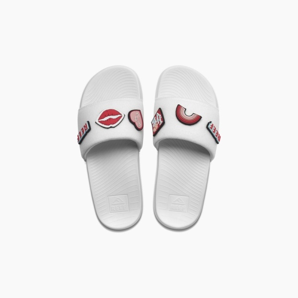 Multicolor Women's Reef Patch Me Up Slides | vp0zQFrUMsZ