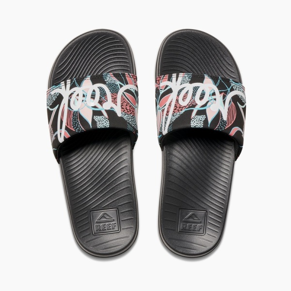 Multicolor Women's Reef Reef One Slides | sdFx5f1sJTT