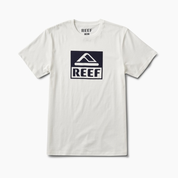 White Men's Reef Cushion Sol T Shirts | LwTSANGveQ4