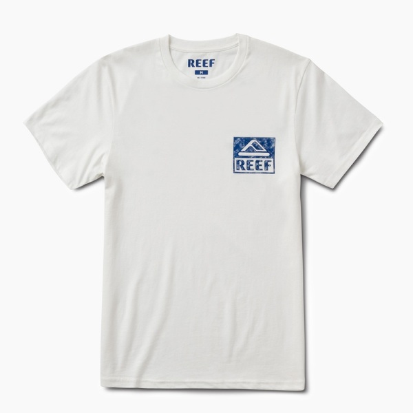 White Men's Reef Ortho Woven T Shirts | JQnV2aiJc2w